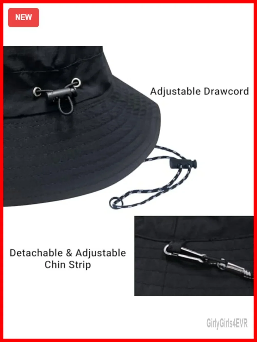 Packable Sun Bucket Hat for Men Women UV Protection Waterproof Lightweight